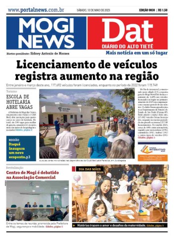 MOGI NEWS / DIÁRIO DO ALTO TIETÊ - 13 Maio 2023