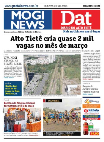 MOGI NEWS / DIÁRIO DO ALTO TIETÊ - 28 Abril 2023