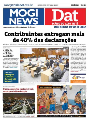 MOGI NEWS / DIÁRIO DO ALTO TIETÊ - 19 Abril 2023
