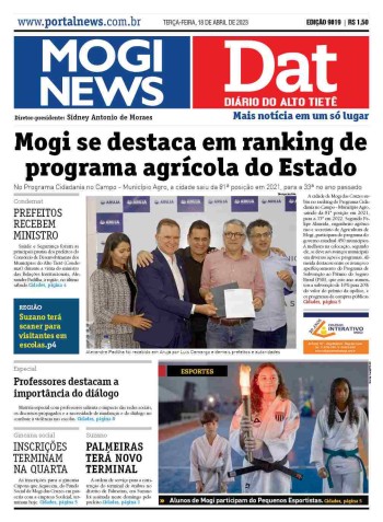 MOGI NEWS / DIÁRIO DO ALTO TIETÊ - 18 Abril 2023