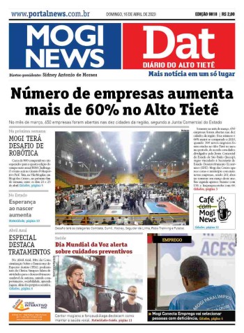 MOGI NEWS / DIÁRIO DO ALTO TIETÊ - 16 Abril 2023