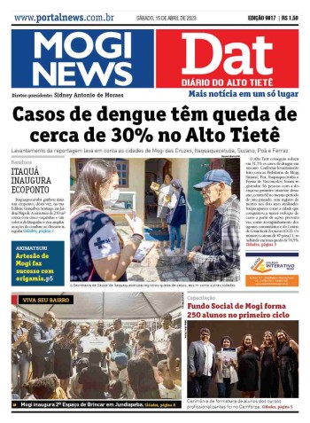 MOGI NEWS / DIÁRIO DO ALTO TIETÊ - 15 Abril 2023