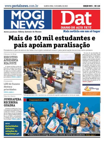 MOGI NEWS / DIÁRIO DO ALTO TIETÊ - 13 Abril 2023