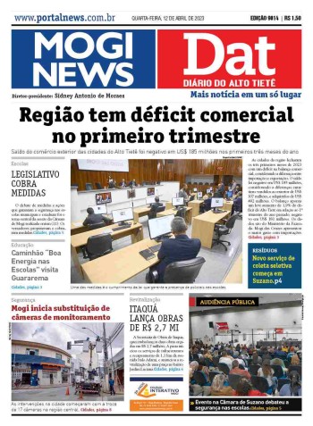 MOGI NEWS / DIÁRIO DO ALTO TIETÊ - 12 Abril 2023