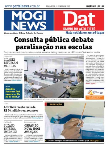 MOGI NEWS / DIÁRIO DO ALTO TIETÊ - 11 Abril 2023