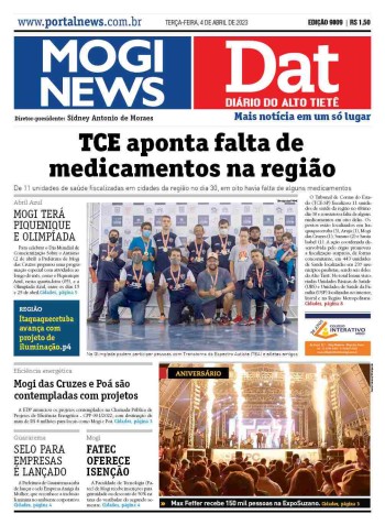 MOGI NEWS / DIÁRIO DO ALTO TIETÊ - 04 Abril 2023