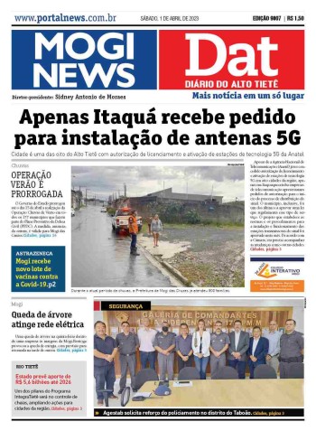 MOGI NEWS / DIÁRIO DO ALTO TIETÊ - 01 Abril 2023