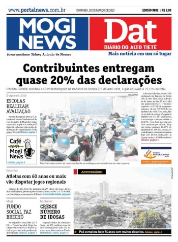 MOGI NEWS / DIÁRIO DO ALTO TIETÊ - 26 Março 2023