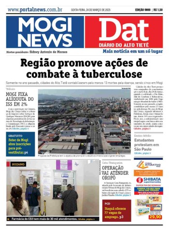 MOGI NEWS / DIÁRIO DO ALTO TIETÊ - 24 Março 2023