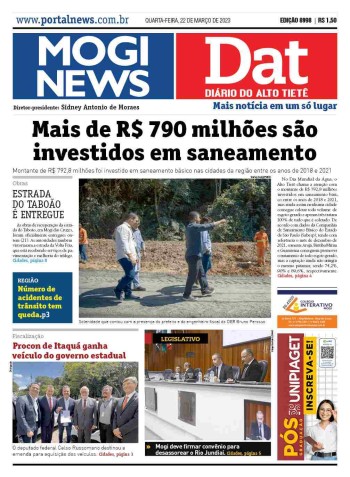 MOGI NEWS / DIÁRIO DO ALTO TIETÊ - 22 Março 2023