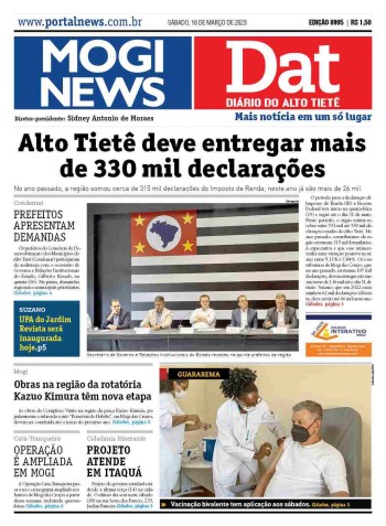 MOGI NEWS / DIÁRIO DO ALTO TIETÊ - 18 Março 2023