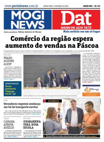 MOGI NEWS / DIÁRIO DO ALTO TIETÊ - 16 Março 2023