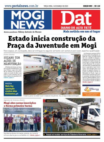 MOGI NEWS / DIÁRIO DO ALTO TIETÊ - 14 Março 2023