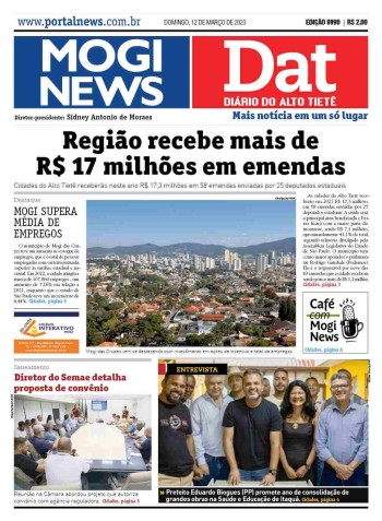 MOGI NEWS / DIÁRIO DO ALTO TIETÊ - 12 Março 2023