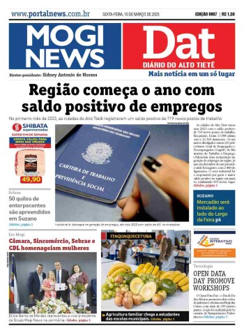 MOGI NEWS / DIÁRIO DO ALTO TIETÊ - 10 Março 2023