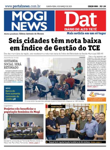 MOGI NEWS / DIÁRIO DO ALTO TIETÊ - 09 Março 2023