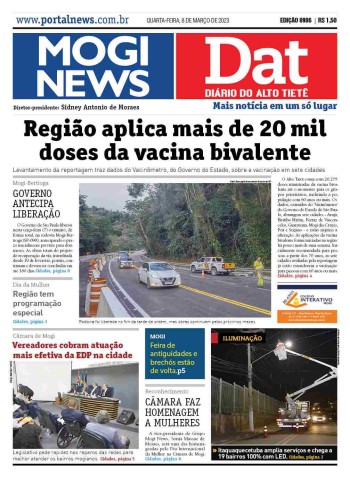 MOGI NEWS / DIÁRIO DO ALTO TIETÊ - 08 Março 2023