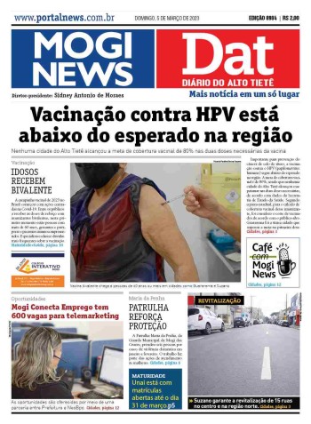 MOGI NEWS / DIÁRIO DO ALTO TIETÊ - 05 Março 2023