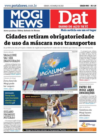 MOGI NEWS / DIÁRIO DO ALTO TIETÊ - 04 Março 2023