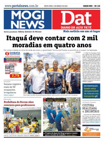 MOGI NEWS / DIÁRIO DO ALTO TIETÊ - 03 Março 2023