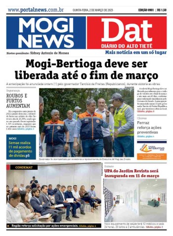 MOGI NEWS / DIÁRIO DO ALTO TIETÊ - 02 Março 2023
