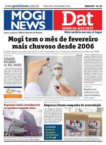 MOGI NEWS / DIÁRIO DO ALTO TIETÊ - 28 Fevereiro 2023
