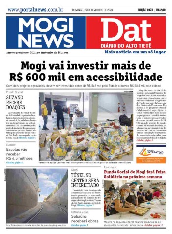 MOGI NEWS / DIÁRIO DO ALTO TIETÊ - 26 Fevereiro 2023