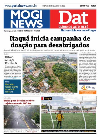 MOGI NEWS / DIÁRIO DO ALTO TIETÊ - 25 Fevereiro 2023