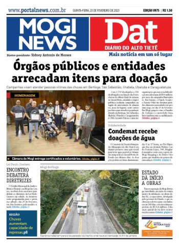MOGI NEWS / DIÁRIO DO ALTO TIETÊ - 23 Fevereiro 2023