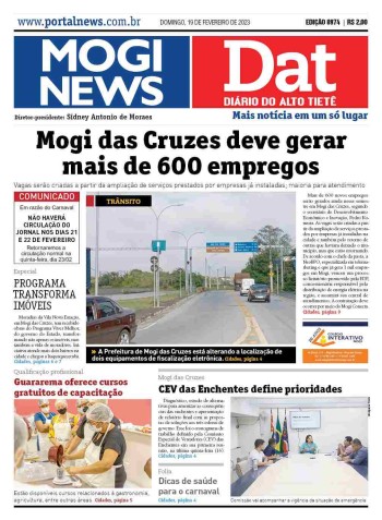 MOGI NEWS / DIÁRIO DO ALTO TIETÊ - 19 Fevereiro 2023