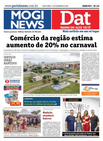 MOGI NEWS / DIÁRIO DO ALTO TIETÊ - 17 Fevereiro 2023