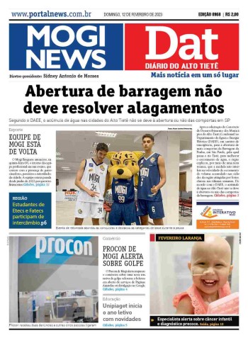 MOGI NEWS / DIÁRIO DO ALTO TIETÊ - 12 Fevereiro 2023