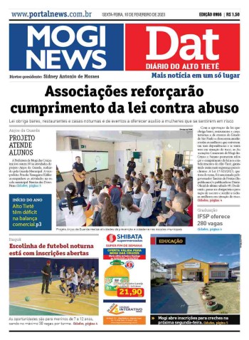 MOGI NEWS / DIÁRIO DO ALTO TIETÊ - 10 Fevereiro 2023