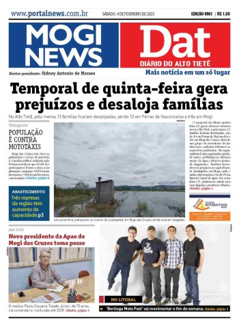 MOGI NEWS / DIÁRIO DO ALTO TIETÊ - 04 Fevereiro 2023
