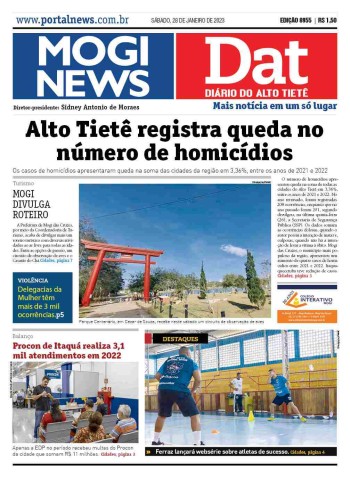 MOGI NEWS / DIÁRIO DO ALTO TIETÊ - 28 Janeiro 2023