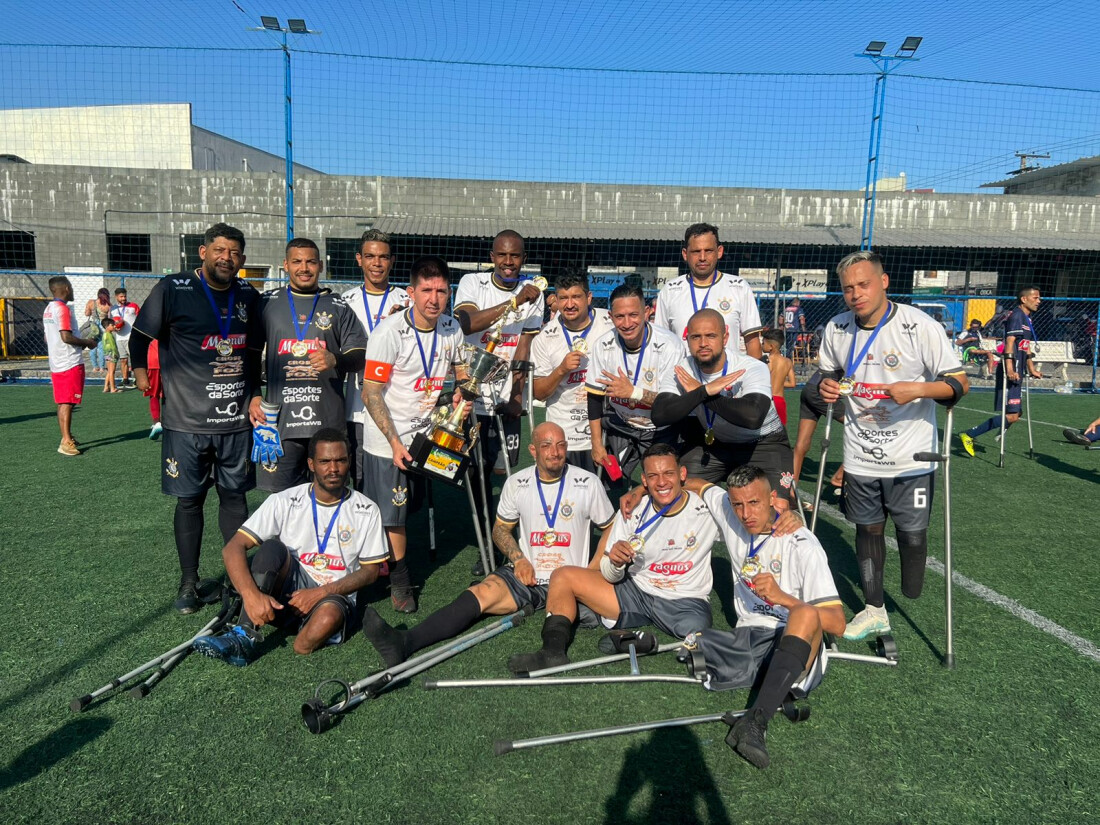 Corinthians Mogi vence a Taça Litoral Santista Futebol de Amputados
