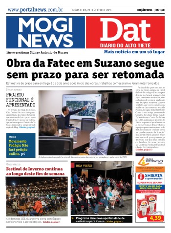 Mogi News/Dat 21 de julho de 2023