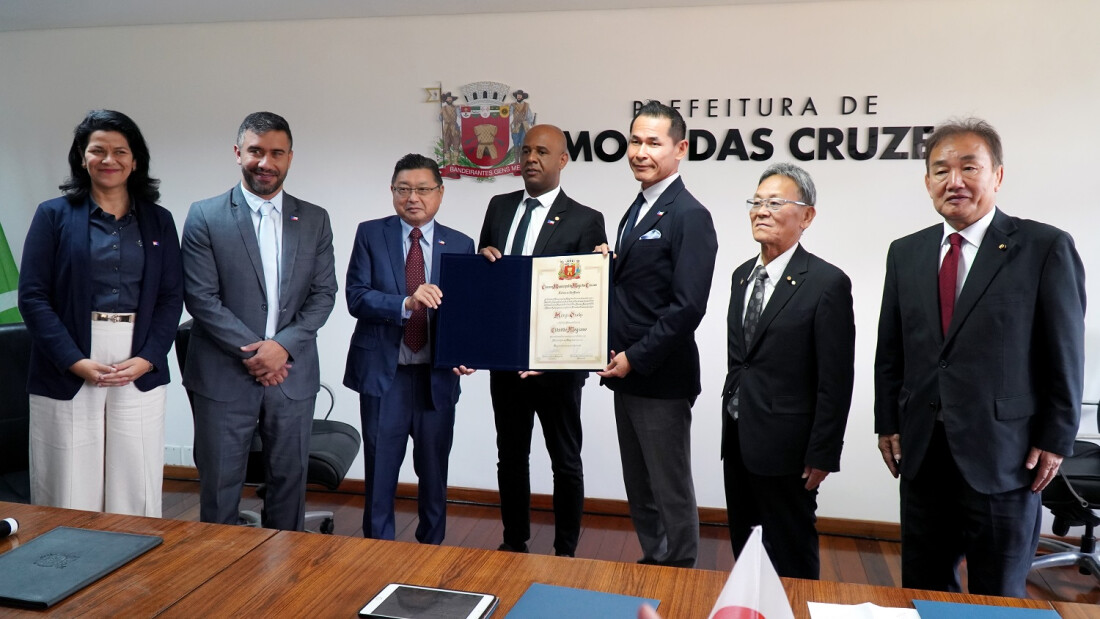 Mogi recebe visita de autoridades da cidade de Seki 