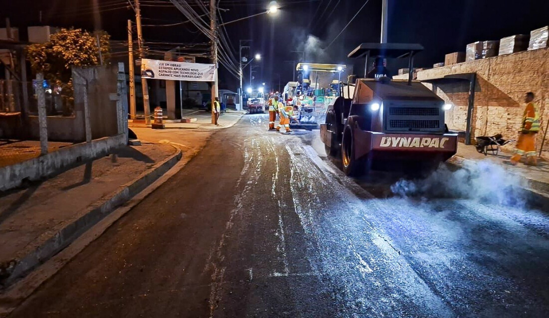 Programa Nova Mogi avança com recuperação asfáltica no Centro e em Cezar de Souza