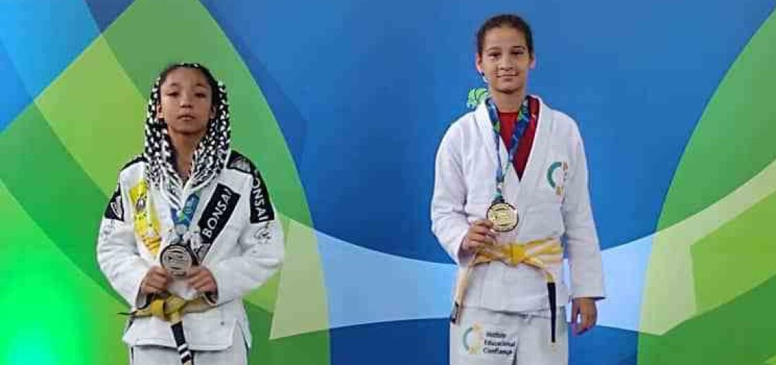 Atletas mirins de Suzano conquistam seis medalhas em campeonato de jiu-jítsu
