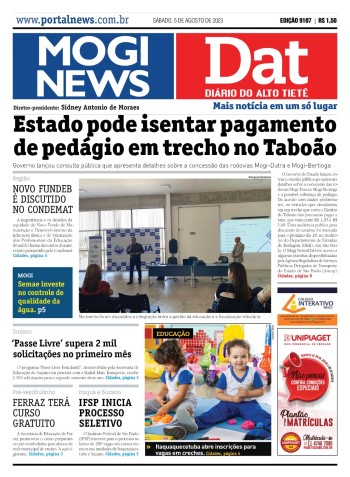 Edição Mogi News/Dat - 05 de agosto de 2023