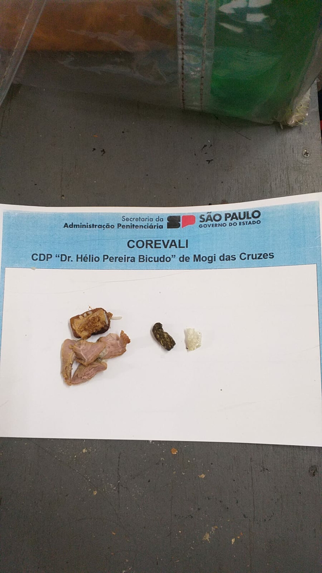 Mulher esconde droga na comida que levava para o companheiro preso no CDP de Mogi das Cruzes