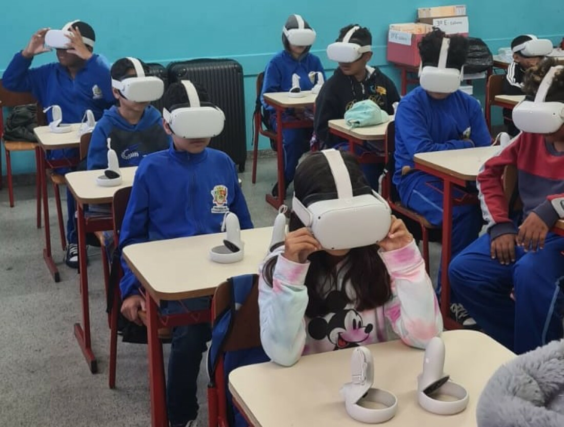 Escolas do Alto Tietê recebem projeto Realidade Virtual da EDP