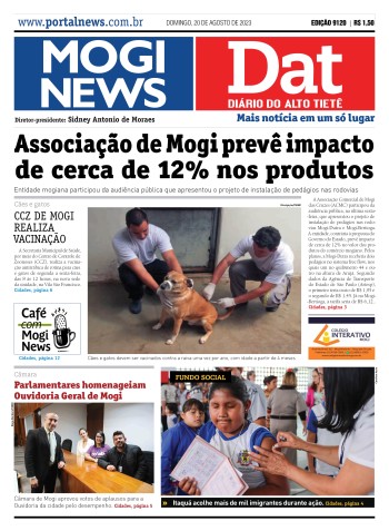 Edição Mogi News/DAT - 20 de agosto de 2023