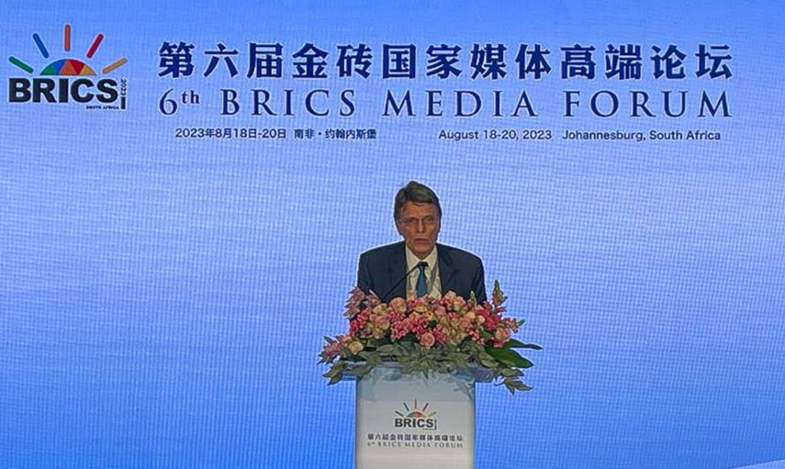Presidente da EBC participa de fórum do Brics e defende parcerias