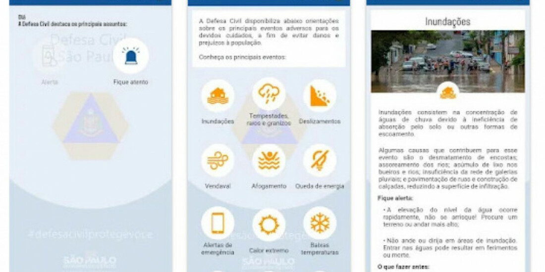 Defesa Civil do Estado faz alerta de chuvas intensas