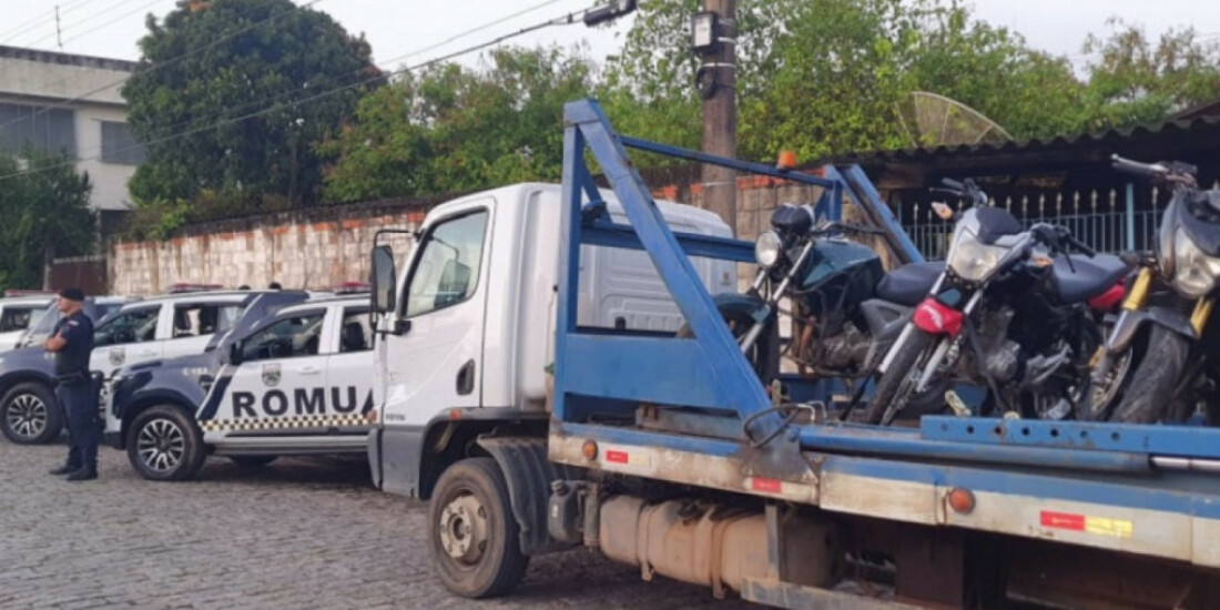 Operação conjunta mantém ordem pública e recupera veículos