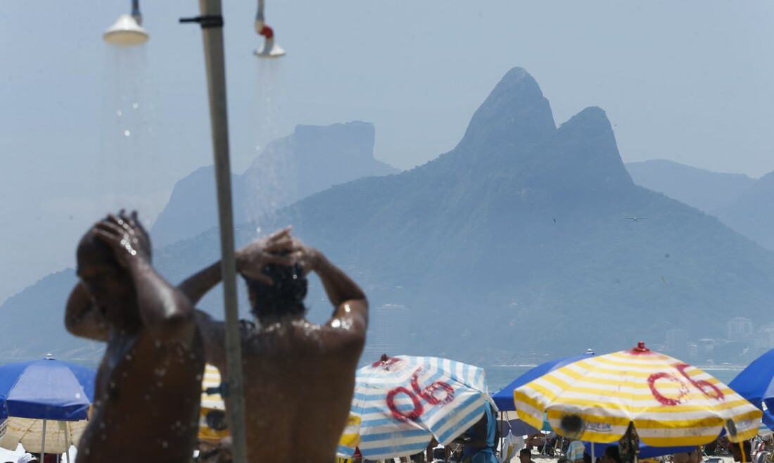 Rio bate recorde de temperatura no inverno, com máxima de 39,2°C