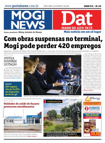 Edição Mogi News/DAT - 25 de agosto de 2023