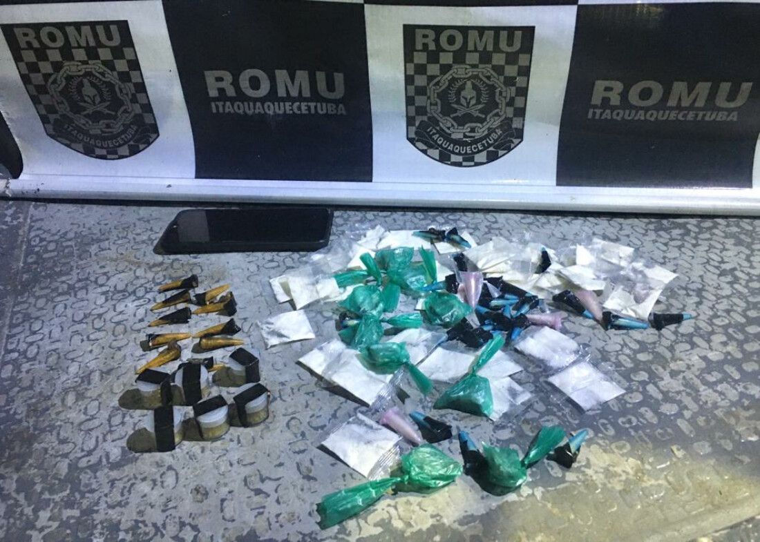 GCM de Itaquá retira mais de 900 entorpecentes das ruas durante operação noturna